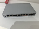 华三（H3C）2.5G交换机8口2.5G电口+2万兆光口 支持简易VLAN 端口聚合 网络集线器分流器 猫棒NAS适用 S1510FX 实拍图