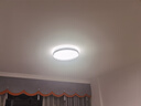 公牛（BULL）LED吸顶灯MX-E048C-BS三段调光卧室灯(M16-A)48W简约灰色 送安装 实拍图