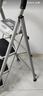 奥鹏 梯子家用四步折叠梯子加厚钢管铁梯宽踏板人字梯单侧工程梯 实拍图