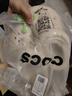 卡骆驰（CROCS）秋冬新品休闲鞋秋冬洞洞鞋贝雅暖绒暖棉|206633 冬日白-11S (建议买大一码) 40 (250mm) 实拍图