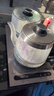 友家铺子（Biooner）全自动上水电热水壶电茶壶茶台烧水壶一体家用办公茶桌茶几嵌入式茶具套装 XT-S07银灰色清洁款1L 实拍图