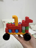 Hape柔性polym积木 防吞大颗粒可机洗可脚踩软胶积木 男女孩玩具礼物 128粒创趣超值桶套装 1.5-5Y 实拍图