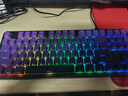 狼蛛（AULA）F87ProV2客制化无线机械键盘电竞游戏专用  蓝牙/2.4G/有线三模连接全键热插拔gasket结构办公键盘 F87 Pro紫晶微光 8000mAh 灰木轴V4 实拍图