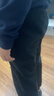 361°童装 儿童裤子25春季男女童3-14岁针织长裤 【加绒】经典黑 150 实拍图