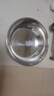 【不锈钢】和面盆厨房烘焙家用火锅盆洗菜打蛋汤锅盆醒面盆料理盆 32cm【热卖款】不锈钢 和面盆 实拍图