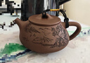 藏壶天下宜兴紫砂壶纯手工刻绘石瓢壶家用茶具整套功夫泡茶壶景舟石瓢茶壶 山水款（单壶） 实拍图