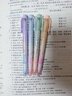 晨光（M&G）文具优品叠色闪光双头荧光笔四色学生标记笔彩色记号笔高颜值轮廓笔手帐手抄报笔4支/盒AHMT6222 实拍图