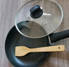 苏泊尔（SUPOR）平底锅不粘锅 牛排煎锅 麦饭石色炒菜锅煎蛋煎饼锅电磁炉燃气通用 推荐【28CM加深】配盖+木铲 实拍图