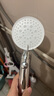 Rosecret【德国】增压淋浴花洒喷头全套强劲家用多功能洗澡手持莲蓬喷头 【星光银】单喷头+1.5米防爆软管丨浴室浴霸带软管 硅胶出水孔密集大出水量畅享淋浴 实拍图