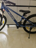 喜德盛（xds）青少年自行车小王子铝合金车架机械碟刹避震前叉7速变速 蓝/银 24寸轮径（身高135-150cm） 实拍图