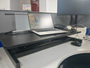 全品屋升降电脑桌升降工作台电脑升降支架台站立式升降办公书桌 气动无级升降-黑桌双层80cm 实拍图
