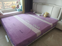 惠寻 京东自有品牌床 双人床1.8米2米简约实木软包主卧大床储物婚床 床+20CM天然乳胶床垫+1柜 2米*2.2米框架结构(满铺床板) 实拍图