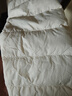 雪中飞羽绒内胆女轻薄羽绒服女短款新款内搭外穿修身 米白 M (160) 实拍图
