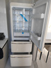 小吉（MINIJ）402L复古三门冰箱家用小户型嵌入式三开门电冰箱风冷无霜一级能效国家补贴BCD-JY402W 实拍图