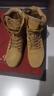 际华三五零五新式棕色作战靴男夏季碳板作战鞋超轻高帮耐磨训练靴真皮登山鞋 棕色作战靴【铜扣碳板顶配款】 44/270【原厂正品 两双鞋垫】 实拍图