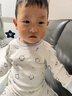 迷你巴拉【植物芯】巴拉儿童纯棉保暖打底套装男女童宝宝秋衣秋裤2026新款 白蓝色调00318【A类-100%精梳棉】 90 cm 【1-2岁】 实拍图