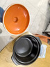 康舒（KANGSHU）砂锅炖锅家用燃气大容量砂锅煲耐高温沙锅干烧不裂煮粥煲汤炖汤锅 至味活力橙3.4L/耐高温/工厂直发 实拍图
