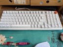 联想（Lenovo）MK9机械键盘电竞游戏有线GASKET结构98配列单光音量旋钮键线分离全键无冲适配拯救者电脑 樱花白 实拍图