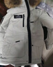 波司登（BOSIDENG）极寒90鹅绒羽绒服冬季男女情侣同款大毛领保暖加厚防风工装外套 冰霜白8786 L 170/92A 实拍图