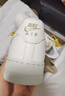 耐克NIKE板鞋女空军一号 AIR FORCE 1运动鞋FV3654-111帆白36.5 实拍图
