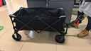 京东京造 聚拢型户外露营车折叠小推车营地车野餐摆摊双刹240斤承重石墨黑 实拍图