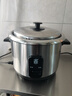三角牌（Triangle）电饭煲家用不锈钢电饭锅3L煮饭锅2-3人老式电饭煲304不锈钢胆米饭锅带蒸笼TG-Z30X12Z 实拍图