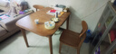 妃儿巢 白蜡木餐桌椅全实木原木纯木功能家日式简约现代小户型折叠伸缩 110cm餐桌+2张餐椅【全白蜡木】 实拍图