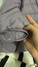 鸭鸭（YAYA）佟丽娅同款轻薄羽绒服女新款秋冬季休闲短款连帽保暖轻便韩版外套 浅紫色 2XL 实拍图