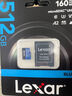 雷克沙（Lexar）256GB TF（MicroSD）存储卡 V30 A2 读160MB/s 游戏机平板行车监控录像内存卡 4K超清拍摄（BLUE） 实拍图