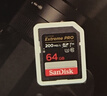 闪迪（SanDisk）64GB SD内存卡 4K V30 U3 C10 相机存储卡 读速200MB/s 写速90MB/s 微单/单反相机内存卡 实拍图