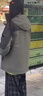 【硬核防风】oversize宽松冲锋衣男女秋冬户外夹克外套男可拆防水 单冲抹茶绿 S 建议男 115-130斤女115-130斤 实拍图