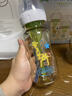 布朗博士防胀气奶瓶新生儿专用(0-3月PPSU150ml+3-6月PPSU270ml)小兔长鹿 实拍图