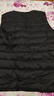 雪中飞经典新款基础舒适轻薄羽绒便捷短款保暖羽绒小马甲轻盈便携舒适 宝石黑|8086-女 M 165/88A 实拍图