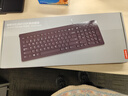 联想（Lenovo）键盘 有线键盘 M120K有线超薄键盘 电脑办公键盘 巧克力按键笔记本键盘 实拍图