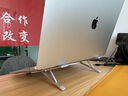 绿联笔记本支架电脑支架散热折叠便携X型悬空立式增高铝合金适配于苹果MacBook华为联想游戏本平板支架 实拍图