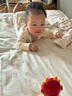 优衣库婴幼儿宝宝新生儿包臀衣长袖1件装连体衣478372 478373 478372/01乳白色 80cm 实拍图