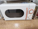 美的小滋味系列微波炉变频家用小型奶油风百搭复古转盘式一级能效低频轻音20L预制菜加热（M2H1） 实拍图