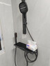 惠达（HUIDA）卫浴淋浴花洒家用卫生间浴室出租房公寓小户型简约简易花洒无顶喷 [枪灰数显]除氯净水+精铜大置物C26B 实拍图