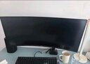 AOC 34英寸 带鱼屏 WQHD 广色域 180Hz HDR10  出厂校色 旋转升降 21:9曲面电竞电脑显示器 CU34G3X 实拍图