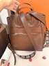 Songmont山下有松循迹小号双肩包无性别复古植鞣14寸电脑包【生日礼物】 檀棕（现货） 实拍图