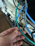 万级超六类网线非屏蔽【国标23AWG-0.57mm无氧纯铜芯】CAT6A万兆高速网络工程家装布线一箱线30米 蓝色 实拍图