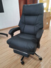 顾全电脑椅人体工学椅真皮办公椅可躺久坐舒适老板椅C570黑皮 实拍图