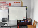 得力白板写字板120*90cm H型碳钢支架式磁吸书写移动升降办公会议黑板家庭辅导培训33715【升级双面】 实拍图