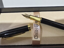 英雄（HERO）钢笔礼盒男女士签字笔礼品商务书法练字三年级中小学生定制刻字笔生日礼物E609 【爆款推荐】耀光黑【礼盒】（送 墨水+墨囊+礼袋） F明尖0.5mm 实拍图