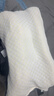 洁丽雅（Grace）枕芯枕头 颈椎枕分区针织按摩枕水立方中枕45*70cm 白色 单只装 实拍图