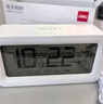 得力（deli）儿童节礼物多功能电子闹钟儿童卧室智能床头钟开学学生专用起床神器白LE102开学必备礼物 实拍图