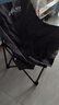 野徒者户外折叠椅露营椅子躺椅便携折叠月亮椅小凳子折叠凳钓鱼凳 【高密承重】曜石黑+收纳袋 出口质量加粗 实拍图