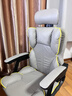 科幻猩电竞椅电脑游戏椅舒服久坐家用椅子办公椅可躺可升降椅座椅躺椅 超纤皮-灰色+头枕+加厚海绵坐垫-钢制脚 滑轨扶手 实拍图