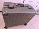 京东京造无界铝框18英寸行李箱男女 旅行箱密码箱登机皮箱 石墨灰 实拍图
