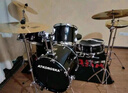 克罗恩顿（ATKOROSKA）架子鼓成人初学者儿童专业考级爵士鼓打击乐器考试专用不扰民 亮黑色5鼓4镲【初学用鼓】 实拍图